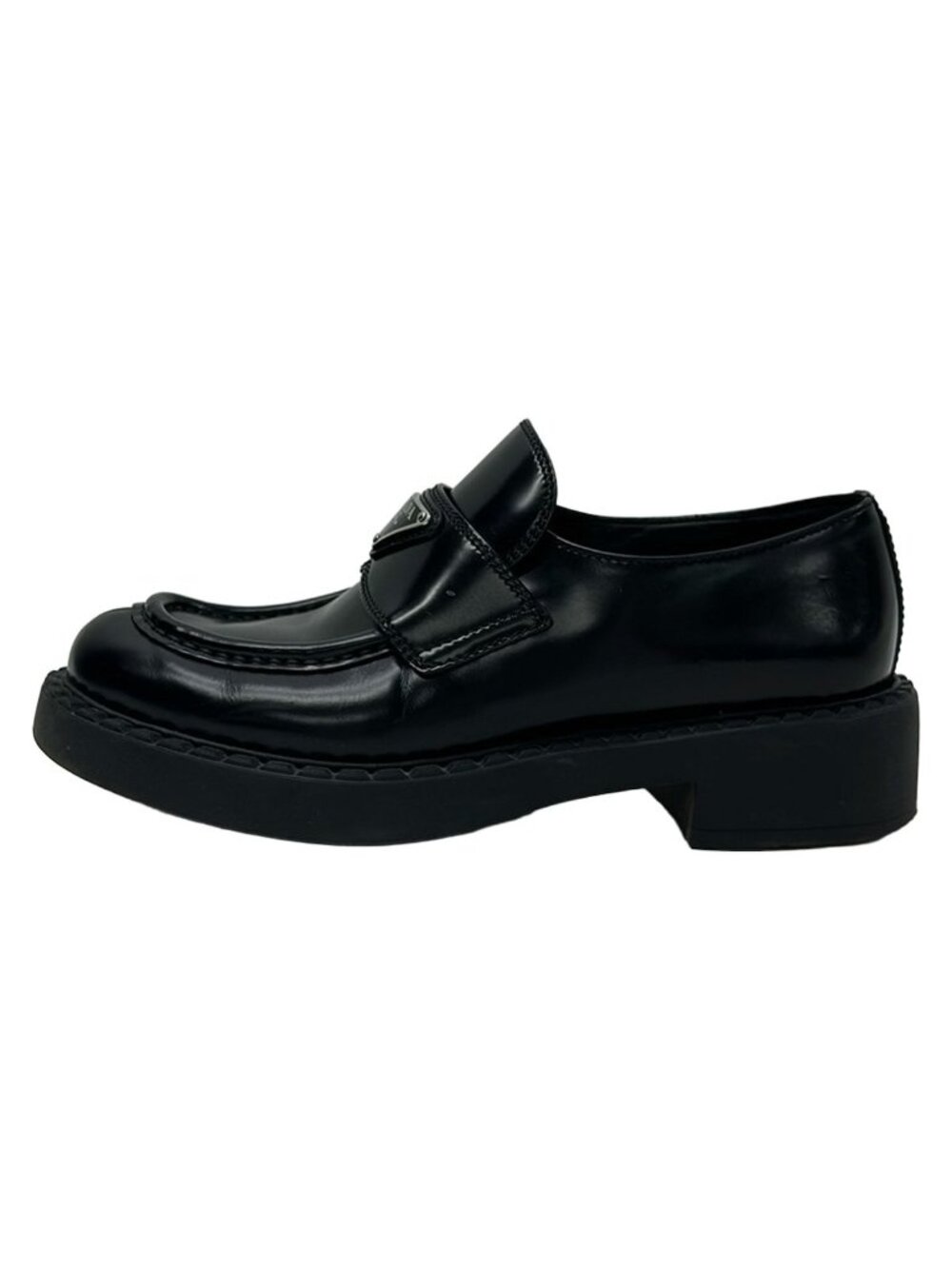 Prada Loafers Black Leather